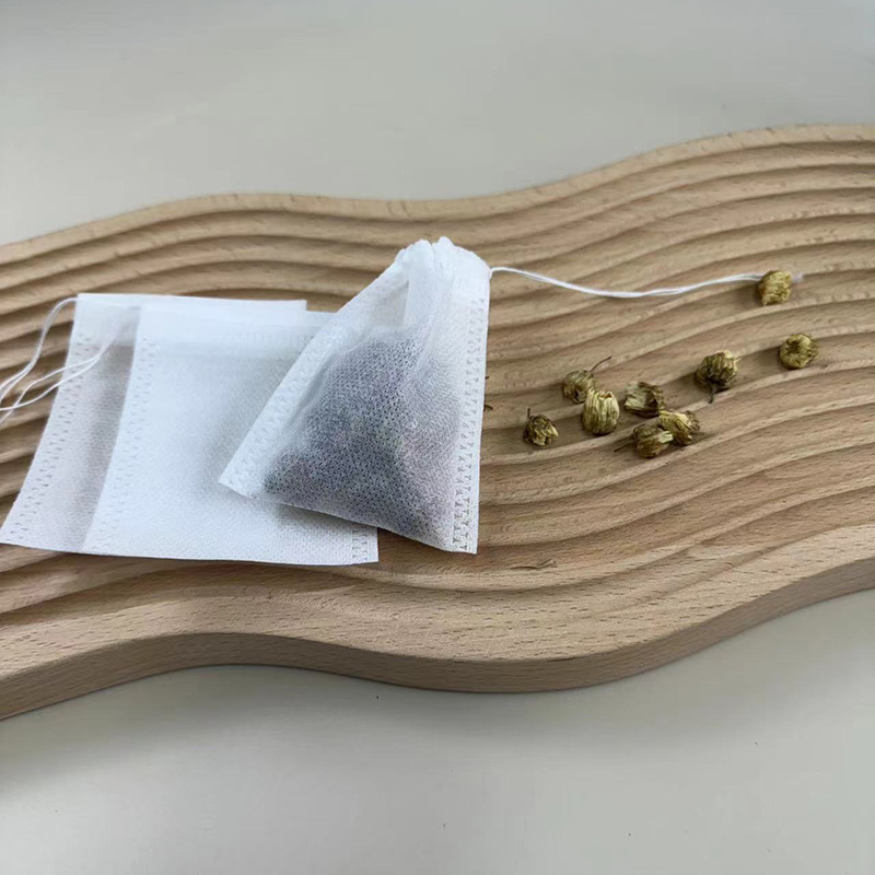 7cm*9cm Non Woven Drawstring Tea Bag For Loose Tea