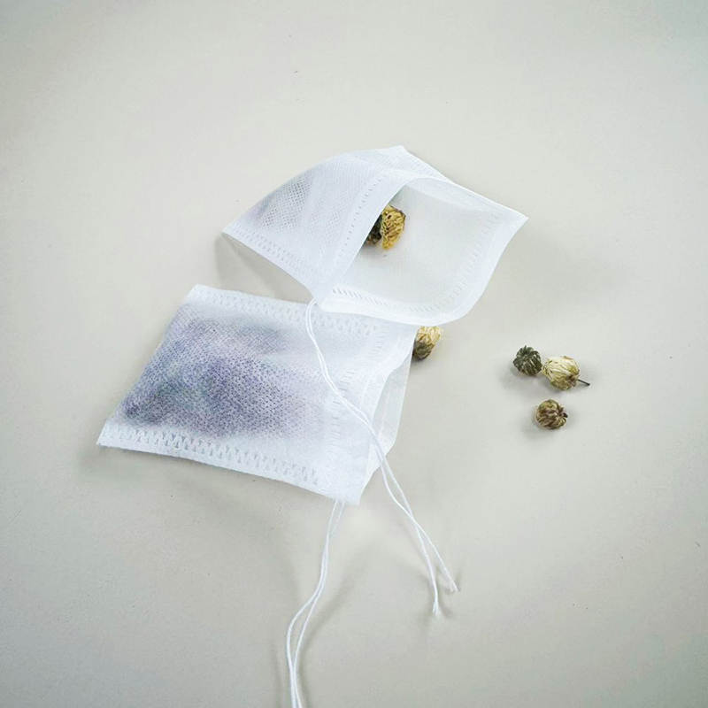 7cm*9cm Non Woven Drawstring Tea Bag For Loose Tea